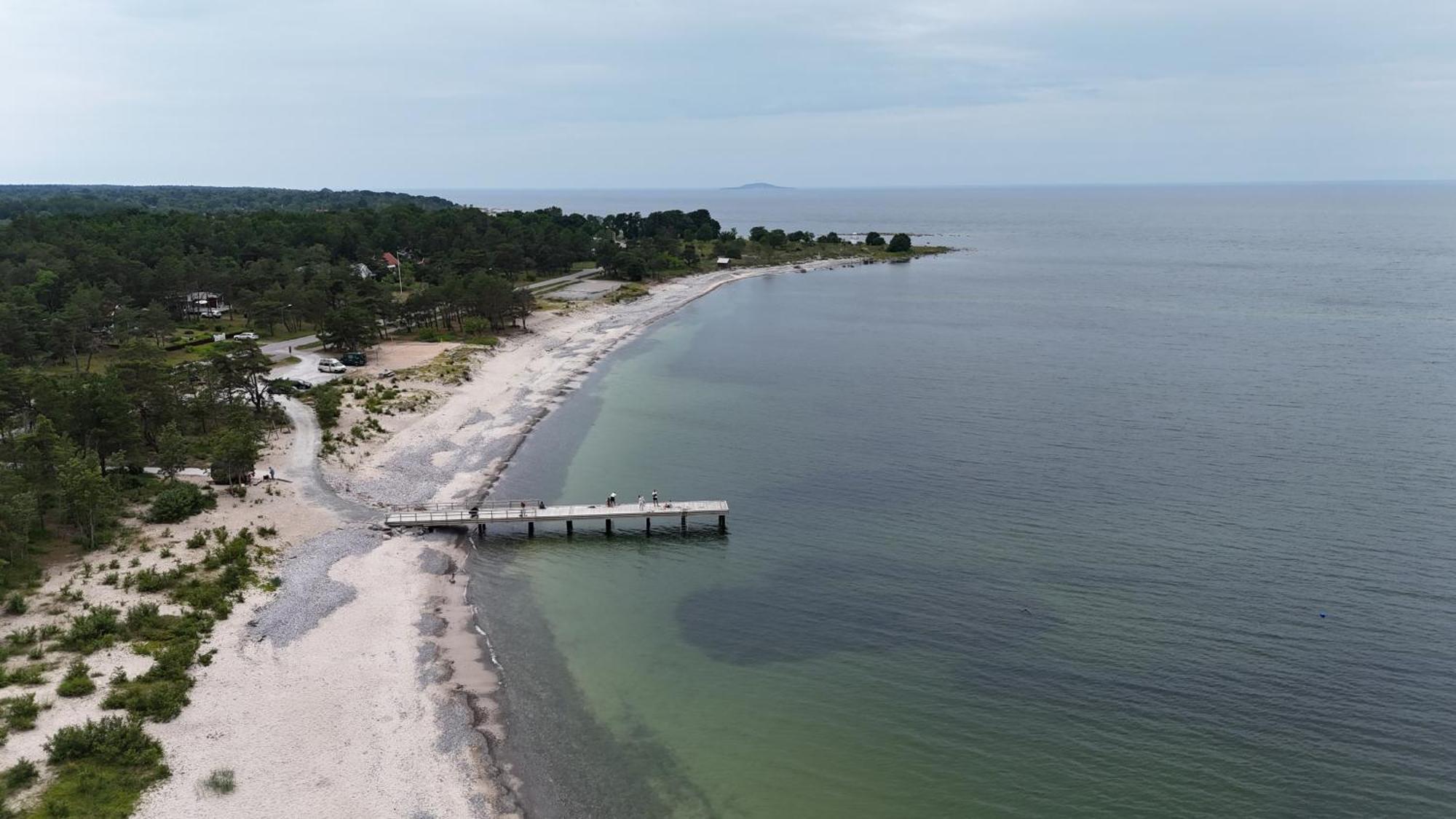 1A, Stuga Med 50M Till Strand Byxelkrok Exterior foto